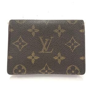 Louis Vuitton Monogram Porte 2 Carte Vertical M60533/CA1928-F291